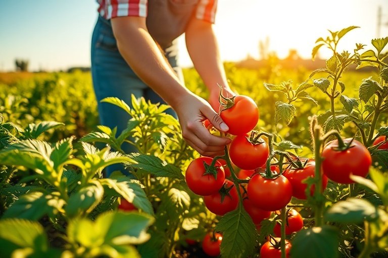 La récolte des tomates est lancée !